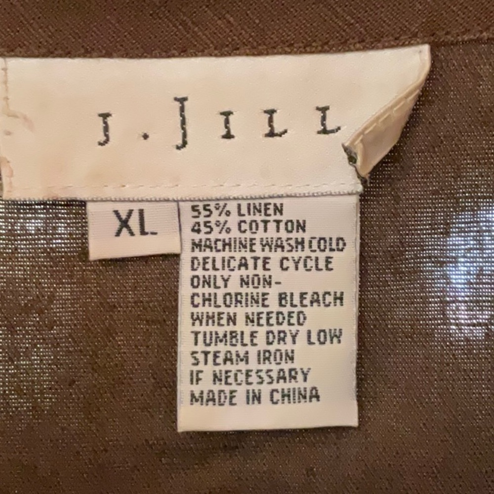 J Jill light linen and cotton jacket - Picture 3 of 3